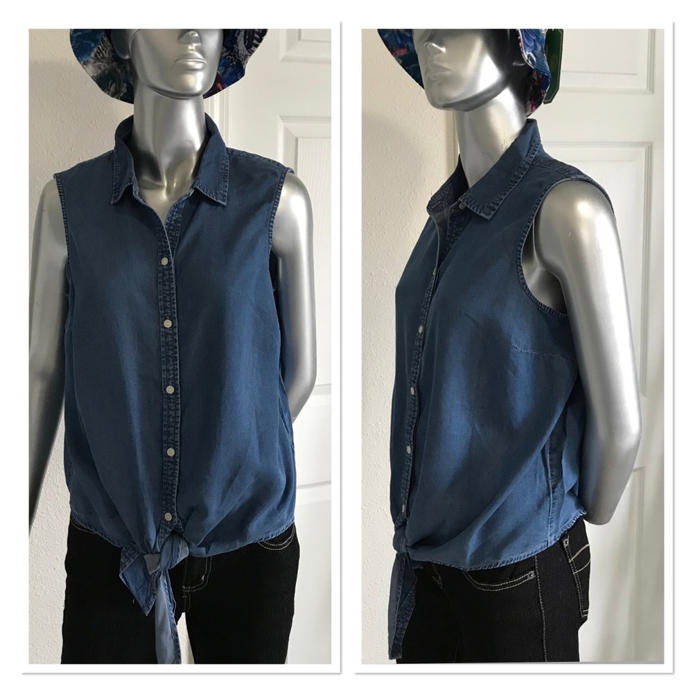 Charter Club Tie Hem Shirt